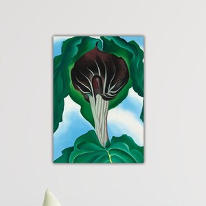 O'keeffe Jack İn The Pulpit No 3 Wall Art Georgia OKeeffe Poster OKeeffe Canvas Home Decor Gift OKeeffe Paint Museum Decor OKeeffe Print Art