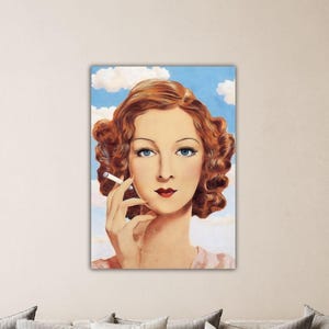 ルネ マグリット ジョーゼット マグリット 1934 壁アート ルネ マグリット キャンバス 複製プリント アート シュルレアリスム キャンバス ホームデコレーション ポスター 美術館アート