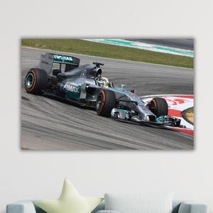 Lewis Hamilton Canvas Gift Kids Room Decor Lewis Hamilton Poster Formula 1 Fan Gift Formula 1 Print F1 Mercedes Fan Gift Formula 1 Wall Art