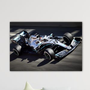 Lewis Hamilton Poster Formula 1 Fan Gift Lewis Hamilton Canvas Gift Kids Room Decor Formula 1 Print F1 Mercedes Fan Gift Formula 1 Wall Art