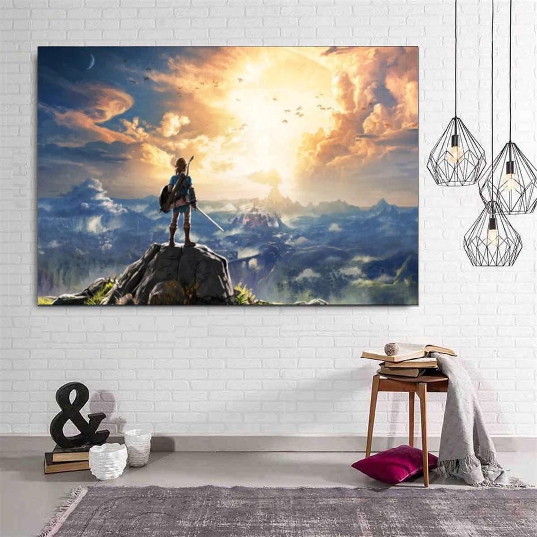 The Legend of Zelda Poster,legend of Zelda Link Zelda Art Zelda Gifts