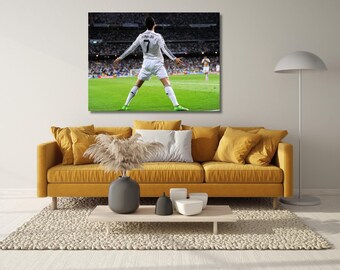 Cristiano Ronaldo-poster, Cristiano Ronaldo-canvas, Cristiano Ronaldo-afdruk, Cristiano Ronaldo-afdruk, Cristiano Ronaldo, klaar om op te hangen canvas