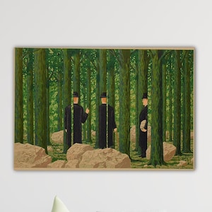 Rene Magritte Pierreries Wall Art Rene Magritte Paint Rene Magritte Poster Magritte Print Ready to Hang Canvas Gift Of Home Wall Decor Art
