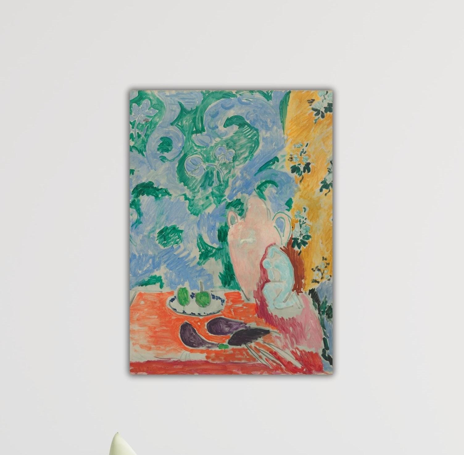 アンリ マティス ナスのある静物画 1911年 キャンバス マティス