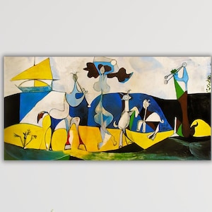 Pablo Picasso Joy Of Life Canvas Gift Of Home Wall Decor Picasso Poster Picasso Wall Art Artwork Pablo Picasso Painting Picasso Printing Art