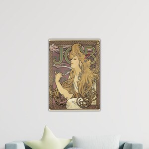 1898 Alphonse Mucha Job Rolling Papers Classic Art Poster Print - 24x36