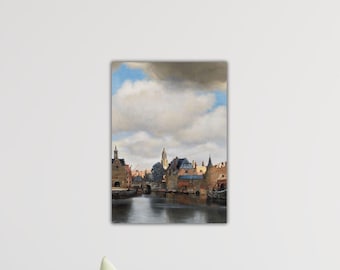 Johannes Vermeer Delft View Poster Vermeer Canvas Gift Home Wall Decor Art Johannes Vermeer Wall Art Johannes Vermeer Paint Vermeer Printing