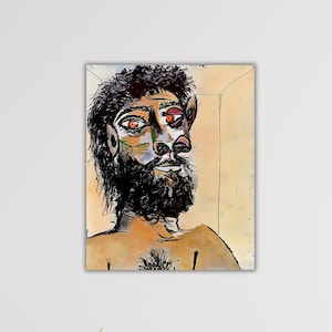 Pablo Picasso Faun's Head Canvas Gift Of Home Wall Decor Art Picasso Poster Pablo Picasso Wall Art Pablo Picasso Painting Picasso Print Art