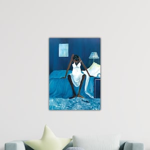 Annie Lee - Blue Monday Poster Annie Lee Wall Art Annie Lee Canvas Gift Home Wall Decor Annie Lee Painting Annie Lee Print Art Modern Canvas