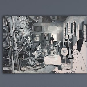Pablo Picasso Las Meninas Poster Gift Of Home Wall Decor Pablo Picasso Wall Art Picasso Canvas Picasso Paint Museum Decor Picasso Wall Decor