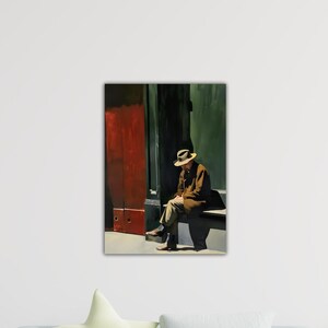 Edward Hopper The Solitude Poster Office Decor Art Hopper Canvas Edward Hopper Painting Hopper Wall Art Gift Of Home Wall Decor Hopper Print