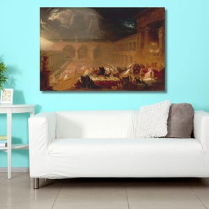 John Martin Arts,John Martin Wall Art,John Martin Artworks Poster,Famous Painting Arts,Office Home Wall Art Decors,Ready To Hang Canvas Art