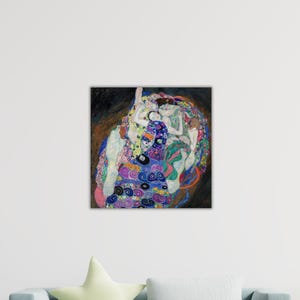 Gustav Klimt The Virgin 1913 Wall Art Klimt Canvas Gallery Wrapped Print Gustav Klimt Museum Art Klimt Poter Gift Home Wall Decor Paint Art