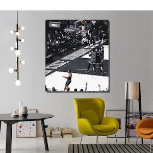 Steph Curry DON&#39;T LOOK Leinwand, Golden State warriors Poster,Curry Ornament,NBA Champion: Wandkunst,fertig zum Aufhängen,Steph Curry Shirt,Png