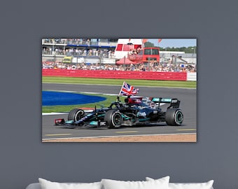 Lewis Hamilton Canvas Gift Kids Room Decor Lewis Hamilton Poster Formula 1 Fan Gift Formula 1 Print F1 Mercedes Fan Gift Formula 1 Wall Art