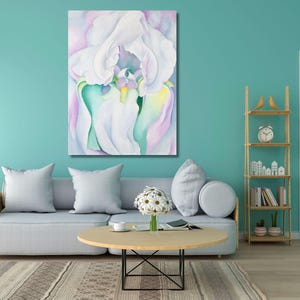 Georgia O'Keeffe Poster 1924,O'Keeffe Flower Canvas,OKeeffe Art Paint,Georgia OKeeffe Print,O'Keeffe Flower Wall Art Gift,Ready To Hang Art