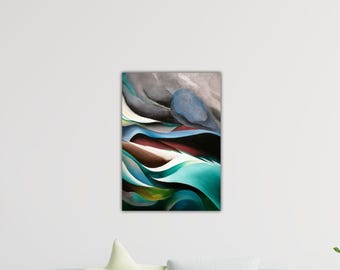 Georgia O'keeffe 'from the Lake No.1' Canvas Wall Art Print