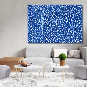 Arte de pared de Alma Thomas, póster impreso, impresión de obra de arte de Alma Thomas, póster de pintura colorida, impresión en lienzo de Alma Thomas Blast Off, lienzo listo para colgar