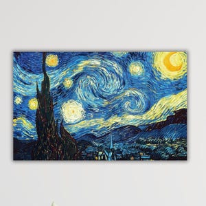 Vincent Van Gogh Starry Night Painting Van Gogh Poster Vincent Van Gogh Canvas Gift Home Wall Decor Art Van Gogh Printing Van Gogh Wall Art
