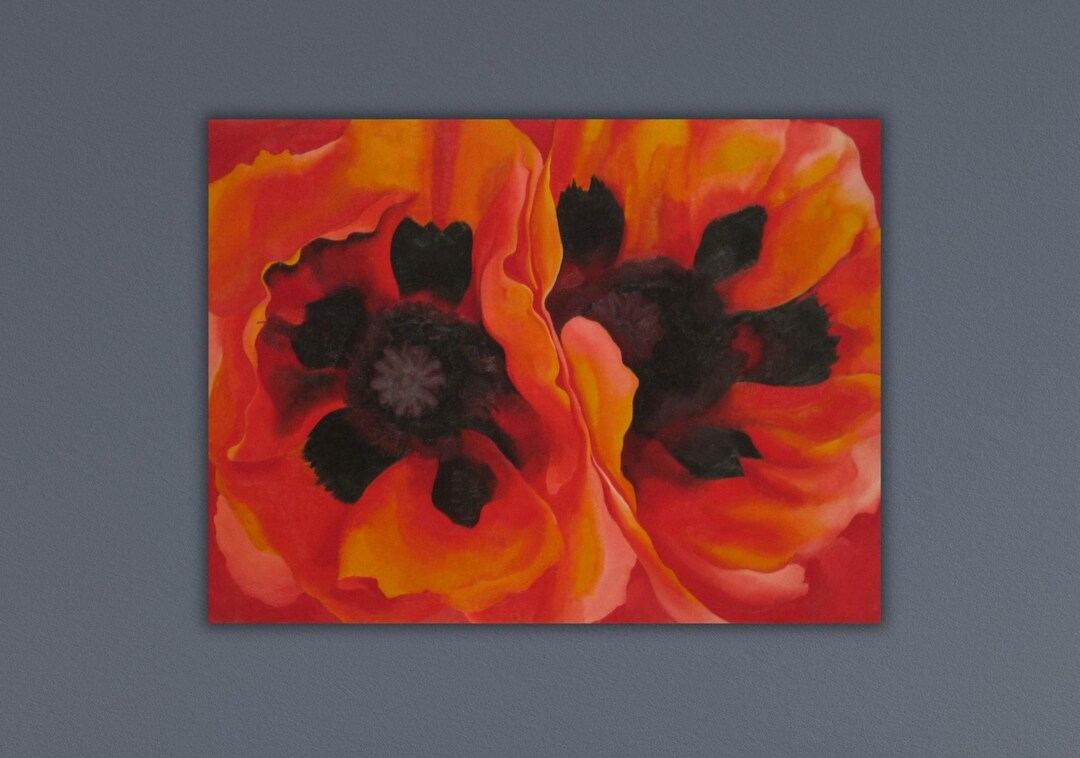 Georgia O'keeffe Oriental Poppies Canvas O'keeffe Office Painting O ...
