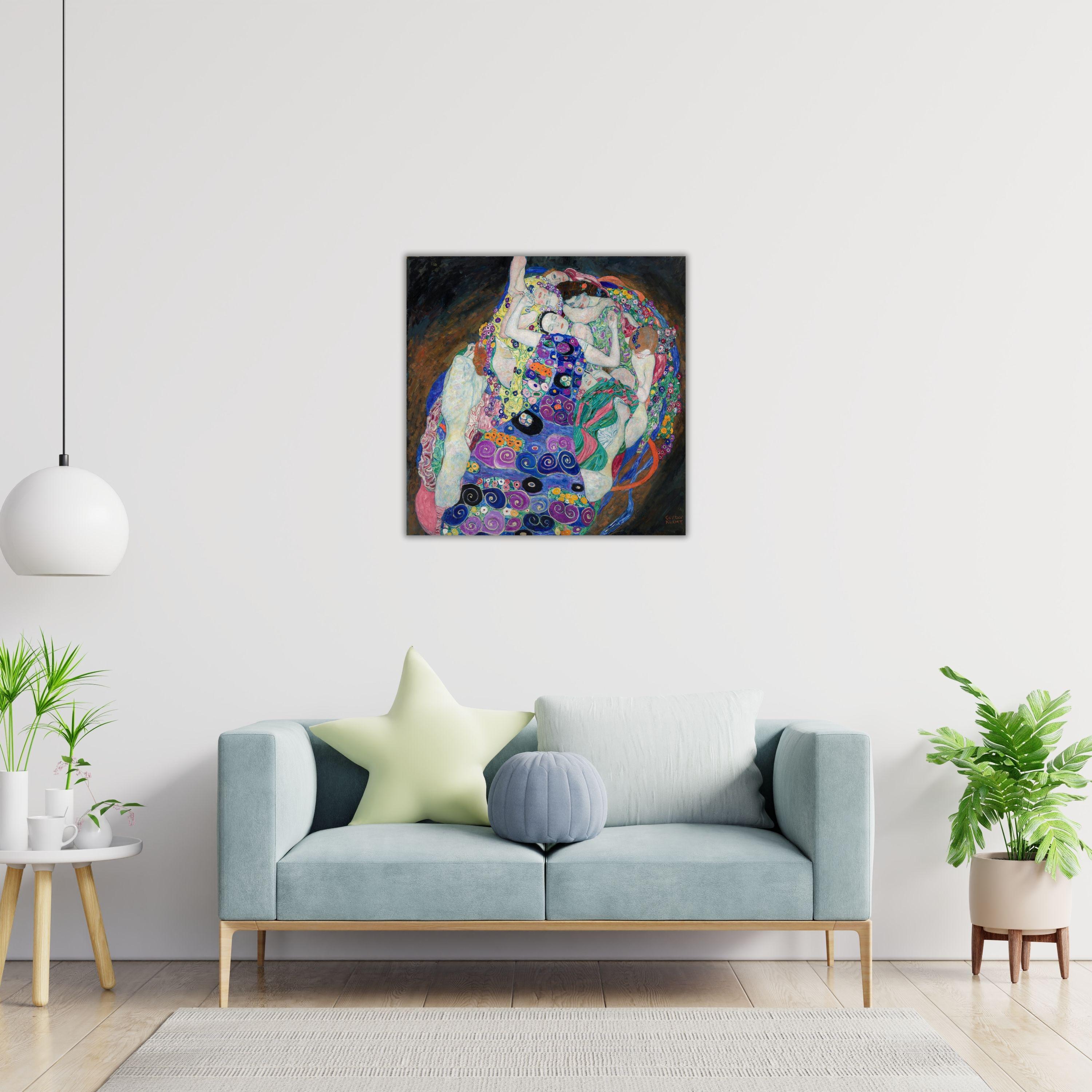 Gustav Klimt the Virgin 1913 Wall Art Klimt Canvas Gallery Wrapped