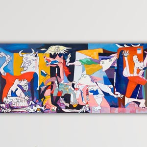 Pablo Picasso Guernica Poster Picasso Wall Art Pablo Picasso Canvas Picasso Painting Museum Decor Picasso Printing Gift Of Home Wall Decor