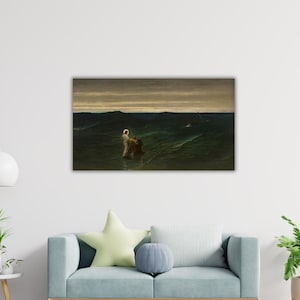 Gustave Brion Jesus and Peter on the Water Wall Art Brion Poster Gustave Canvas Gift Home Wall Decor Art Brion Print Art Gustave Brion Paint