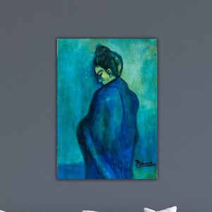 Pablo Picasso Blue Period Canvas Modern Printing Gift Of Home Decor Art Picasso Poster Picasso Wall Art Portrait Artwork Picasso Painting