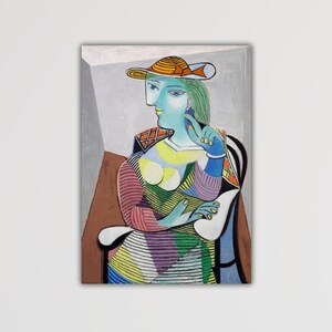 Pablo Picasso Merie Therese Walter Portrait Canvas Modern Print Home Decor Picasso Poster Picasso Wall Art Portrait Artwork Picasso Painting