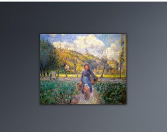 Camille Pissarro Art Print | Camille Pissarro-julie Pissarro in