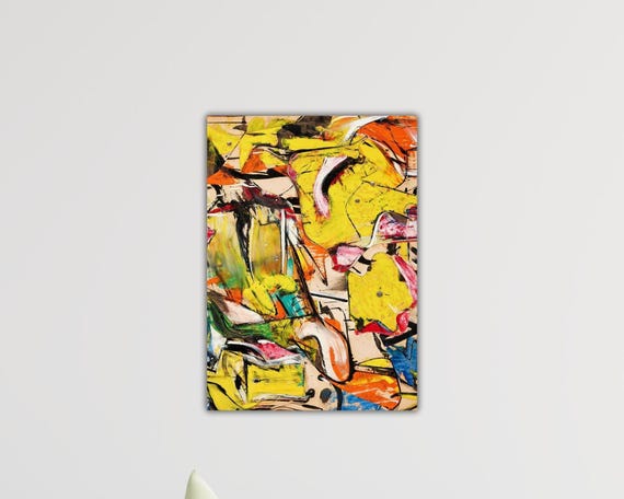Willem De Kooning Interchange 1955 Canvas Home Wall Decor Willem