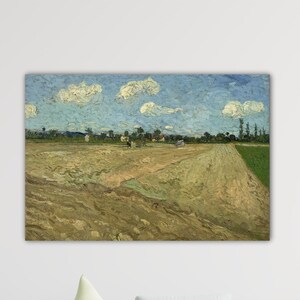 Vincent Van Gogh Geploegde akkers De Voren Paint Van Gogh Poster Van Gogh Canvas Gift Home Wall Decor Art Van Gogh Print Van Gogh Wall Art