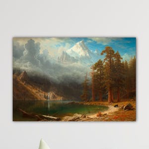 Albert Bierstadt Mount Corcoran 1877 Poster Office Decor Bierstadt Canvas Bierstadt Painting Bierstadt Wall Art Home Decor Gift Museum Decor