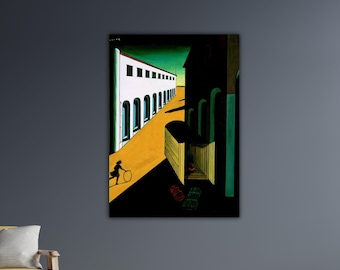 Giorgio de Chirico Mystery and Melancholy of a Street Wall Art Modern Poster Chirico Canvas Gift Home Wall Decor Office Print Chirico Paint