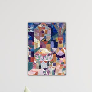Paul Klee Burggarten (1919) Poster Paul Klee Leinwand Paul Klee Wand Kunst Geschenk Home Wand Dekor Paul Klee Druck Paul Klee Farbe Museum Dekor Kunst