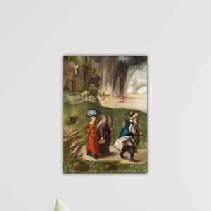 Albrecht Dürer Lot and His Daughters Poster Dürer Canvas Gift Of Home Wall Decor Albrecht Dürer Paint Dürer Wall Art Albrecht Dürer Printing