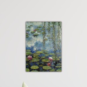 Claude Monet Water Lilies Canvas Monet Poster Modern Wall Art Trendy Wall Decor Claude Monet Painting Gift Of Home Decor Art Monet Printing