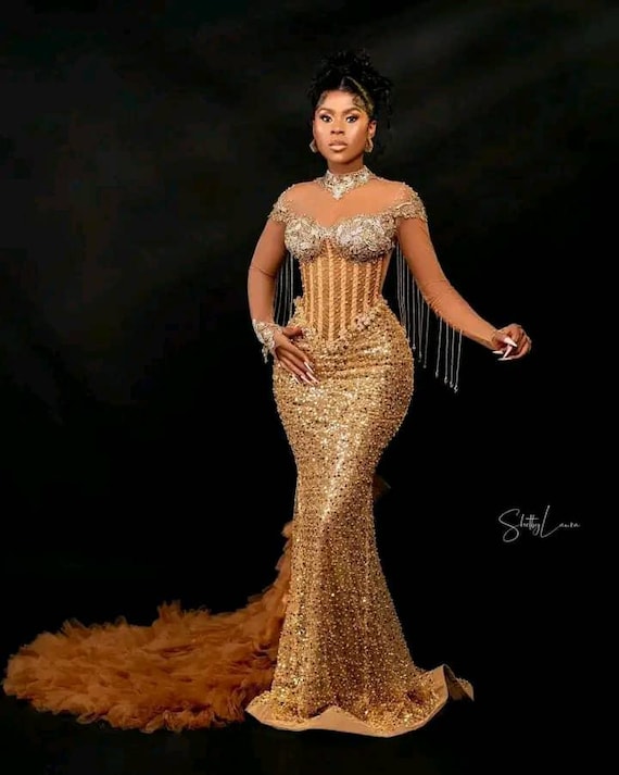 slim fit dress slacks Glamorous Gold Sweetheart Ball Gown with Cape Sleeves – Modsele