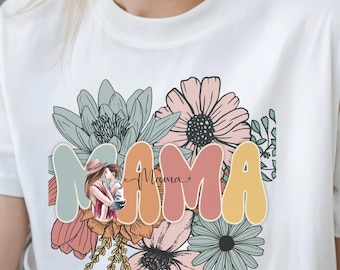 Personalized Mother’s Day T-Shirt - Custom Gift for Mom, Mama, Best Mom Ever Shirt, Cute Mother’s Day Present