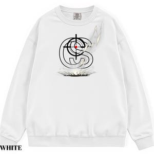 Komfortfarben FPS Ziel-Sweatshirt - Violet Gaming Crewneck - Taktisches Gamer Design - Anime Blast Style Streetwear