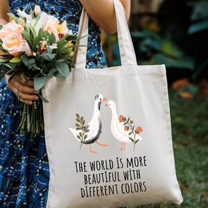 Umweltfreundliche Baumwolltasche - Buch-Liebhaber-Geschenk - Wiederverwendbare Buchtasche - Geschenk für sie - Naturfreundliche Tasche - Literarische Tasche für Leser