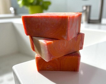 Small Batch Goat’s Milk Soap - Campfire Chai fragrance with tallow castor oil