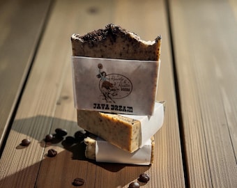 Java Dream Handmade Small Batch Goat's Milk Soap with Tallow and Castor Oil
