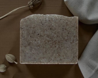 Handmade Small Batch Goat’s Milk Soap - Frontier Velvet with tallow castor oil