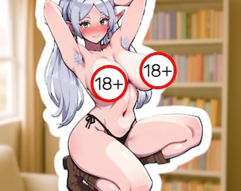 Sexy Hairy Waifu Sticker, Waifu Collection Sticker