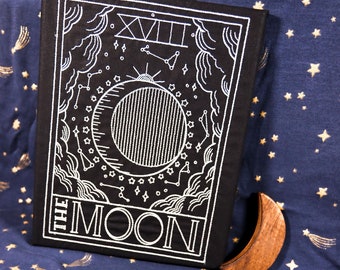 Moon Tarot Canvas- 8 x 10 Embroidered Art Canvas