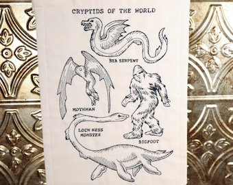 Cryptids of the World Embroidered Banner