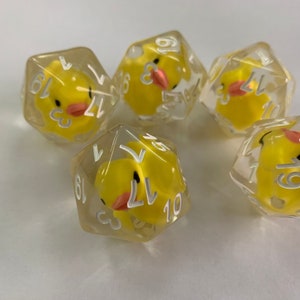 Lucky Duck20 Die Tabletop Dice D20 One D20- The Original Lucky Duck20!