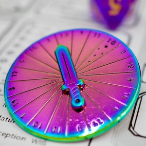 Spin Your Fate Enamel Spinner Pin