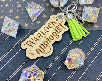 Llavero apologista de brujo con borla